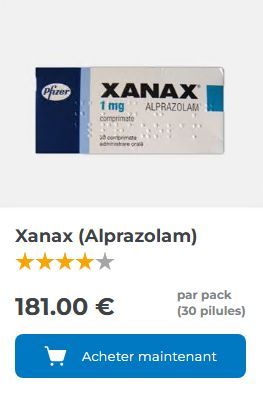 Nom générique du Xanax